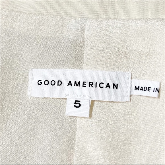 Good American NWOT Woven Blazer 2.0 bone ivory boss jacket career office 2X XXL - Picture 7 of 15